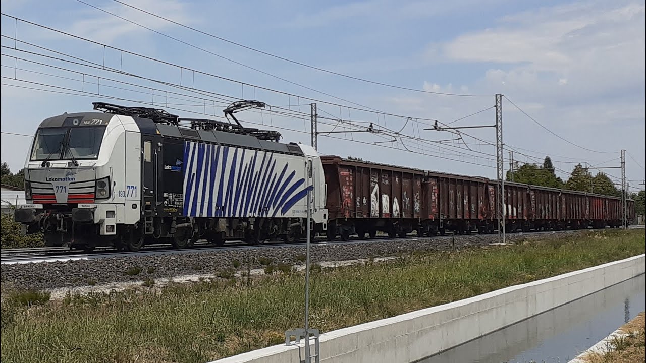 TRENI MERCI E PASSEGGERI, TRA DEVIATI E NON, SULLA VENEZIA - PORTOGRUARO, A GAGGIO PORTA EST