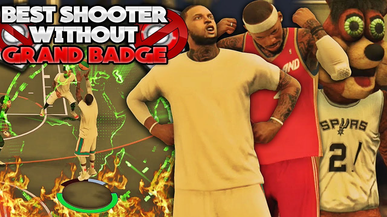 NBA 2K17 MyPARK - EPIC 3PT SHOOTOUT!! BEST SHOOTER WITHOUT GRAND BADGE!!