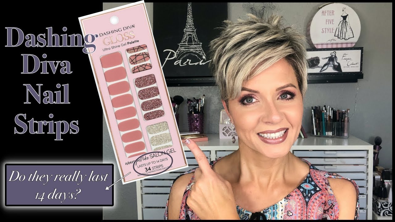Dashing Diva Nail Strips - Application & Wear Test