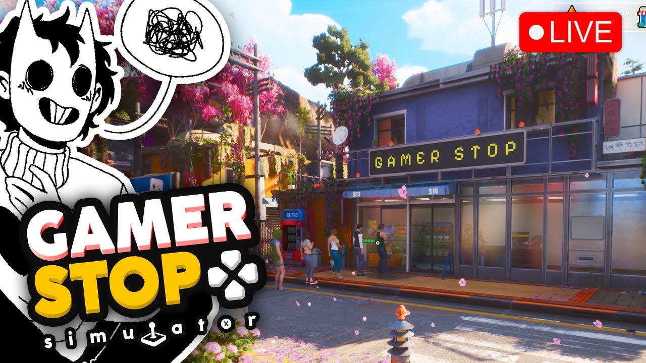 Gamer Stop Simulator + Mysteries of Old Tokyo Demo / Stream