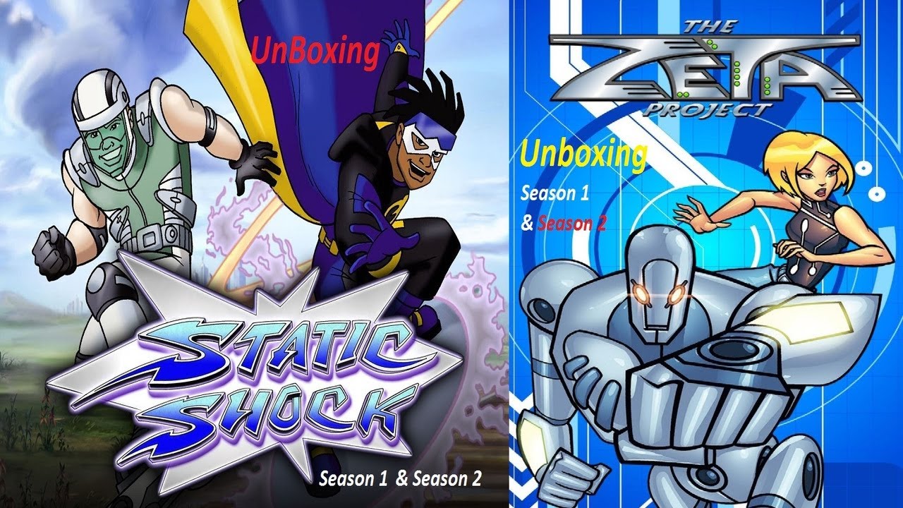 Unboxing Static Shock Season 1 & 2 & The Zeta Project Season 1 & 2