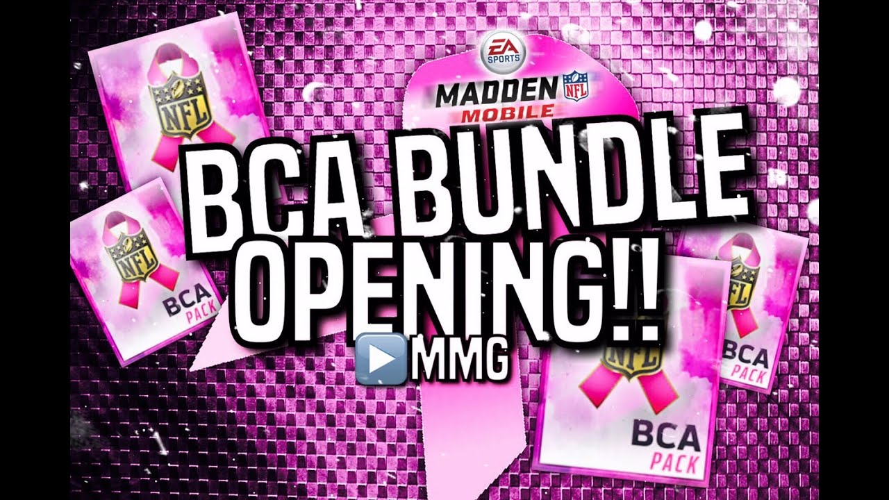 Открытие набора BCA! + Топовый набор! Madden Mobile 16