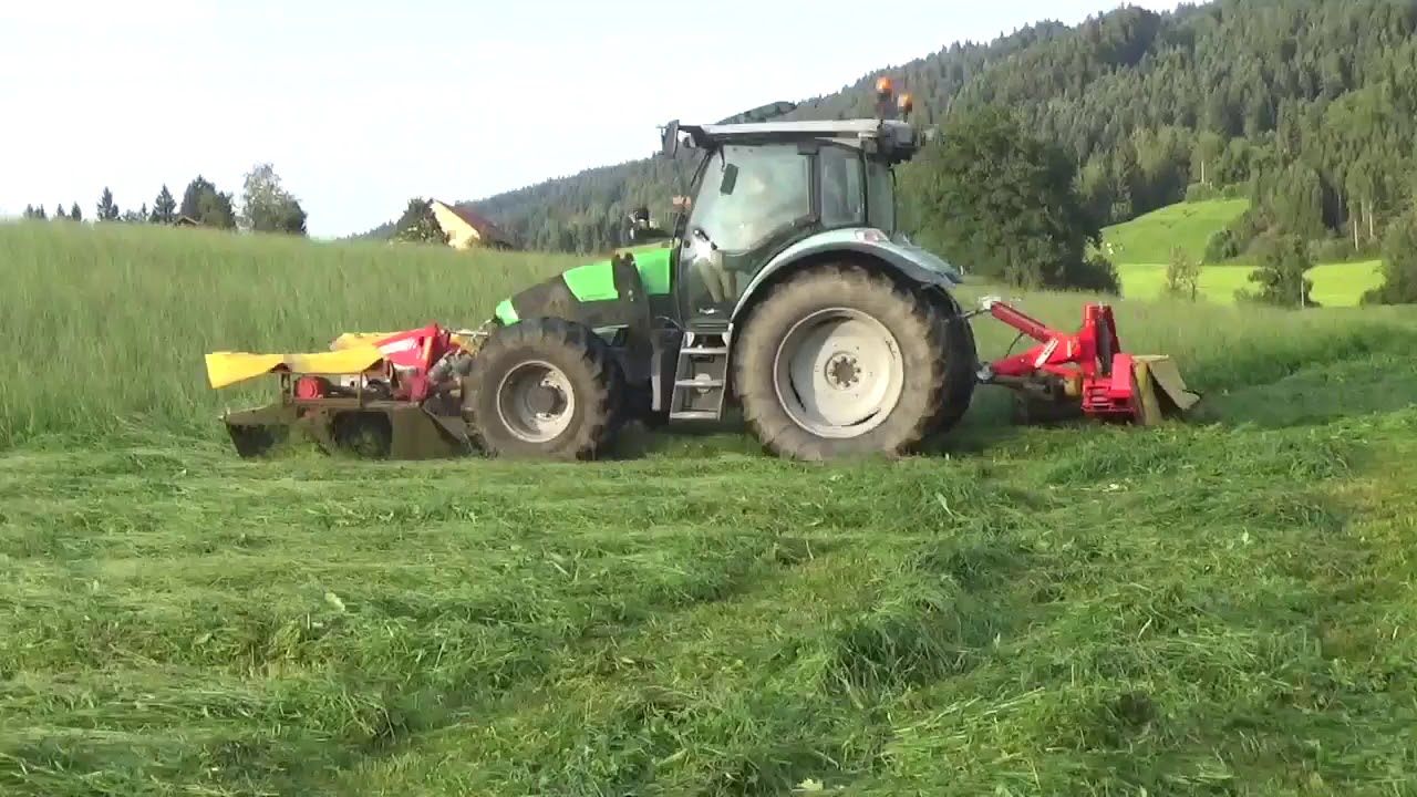 Mähen 2017 mit 4x Deutz (1.bis 5. Schnitt)