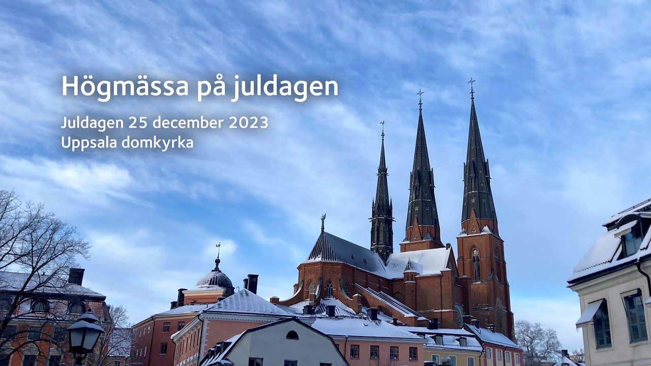 Direktsänd högmässa på juldagen