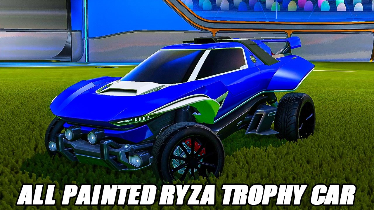 Представляем совершенно *новую* раскрашенную машину из Rocket Pass 23 под названием &laquo;RYZA TROPHY&raquo;...