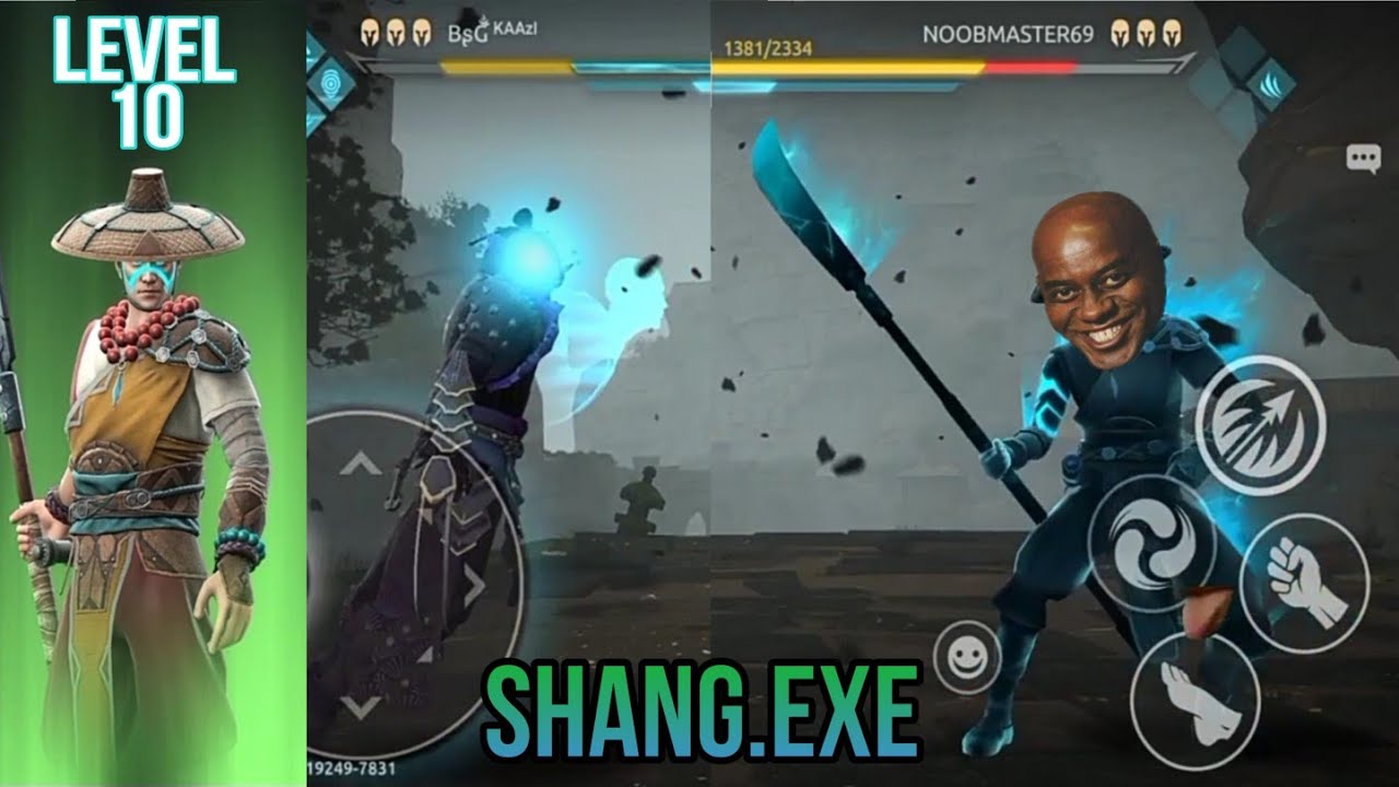 shadow fight arena : level 10 Shang the spicy.exe || blessed gaming