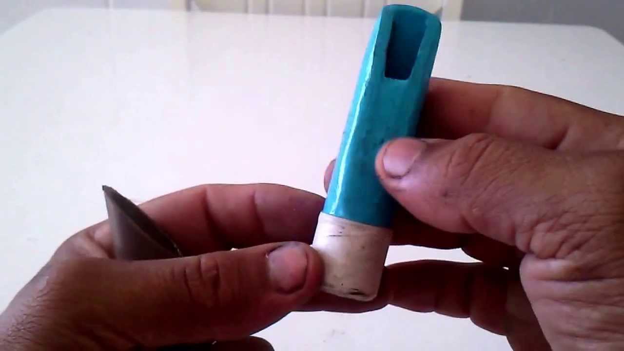como fazer boquilha de pvc