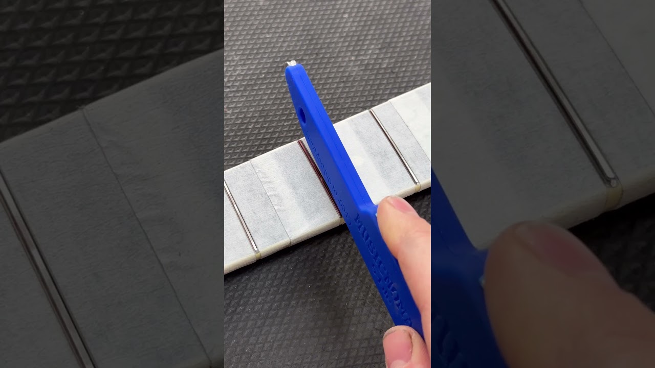 #unboxing and testing out my new Music Nomad crowning file #luthier #fretwork #guitar #luthiery