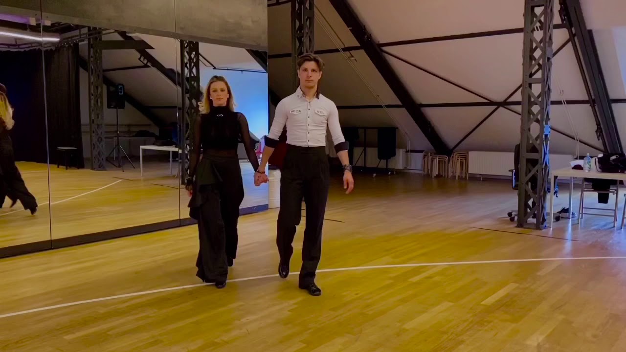 Alexandru Ionel & Patricija Belousova exercises for ballroom dancing