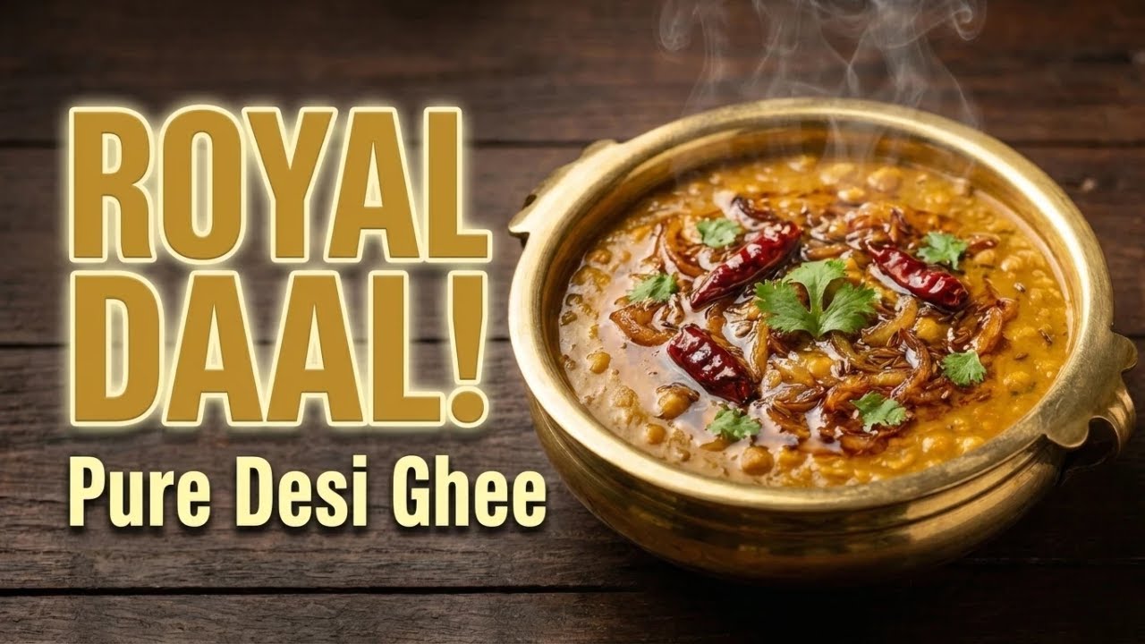 Shahi Chana Daal in Desi Ghee | Royal Punjabi Chana Dal Recipe 2026 😍