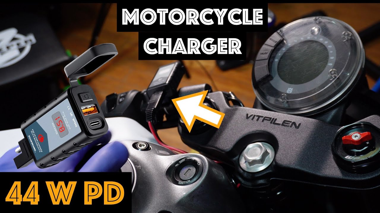 44W USB C PD Quick Phone Charger #svartpilen #vitpilen #motorcycle #ktm #husqvarna