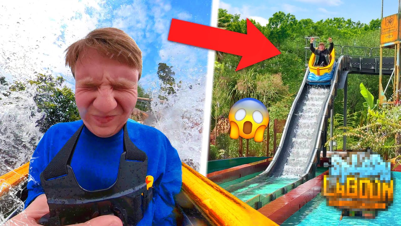 Riding the UK'S NEWEST Water Ride! - OPENING Day VLOG