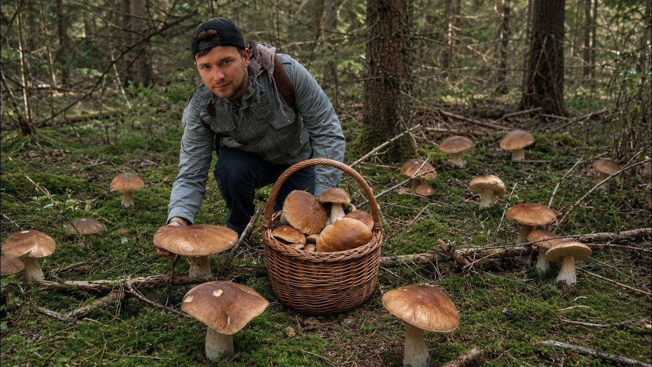 HOUBY 2025 - GIGANTICKÉ Hřiby rostou jako šílené! EXTRÉMNÍ Houbaření!! Tohle jste ještě neviděli !!