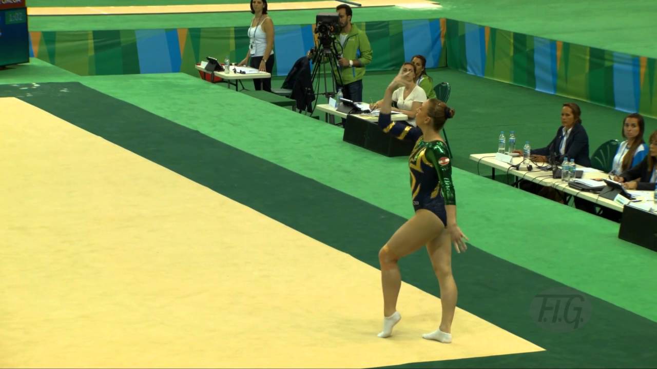 ECKER Lisa (AUT) - 2016 Olympic Test Event, Rio (BRA) - Qualifications Floor Exercise