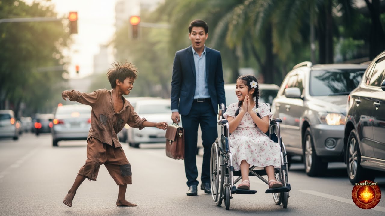 มหาเศรษฐีเห็นเด็กเร่ร่อนเต้นกลางถนน ทำให้ลูกสาวพิการของเขาหัวเราะได้อีกครั้ง