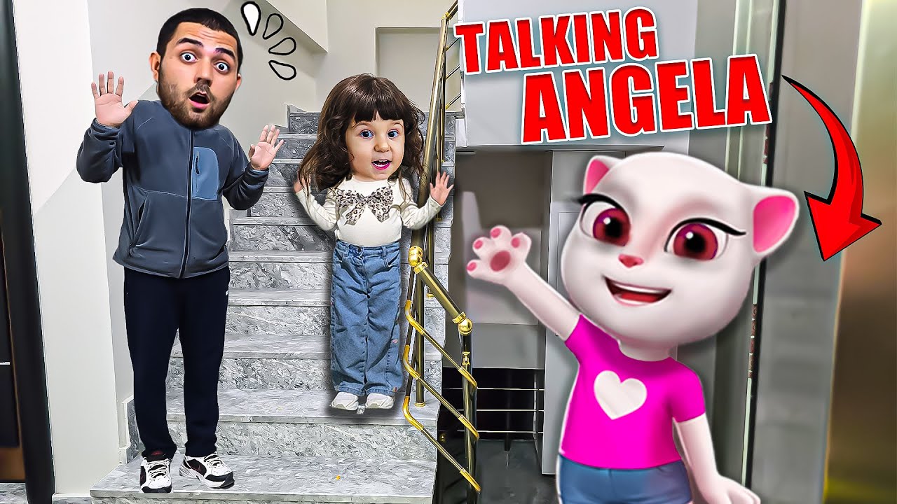 MİLA HAKAN TALKING ANGELA PEŞİMİZDE !! GİZEMLİ EVE KAÇTIK!!