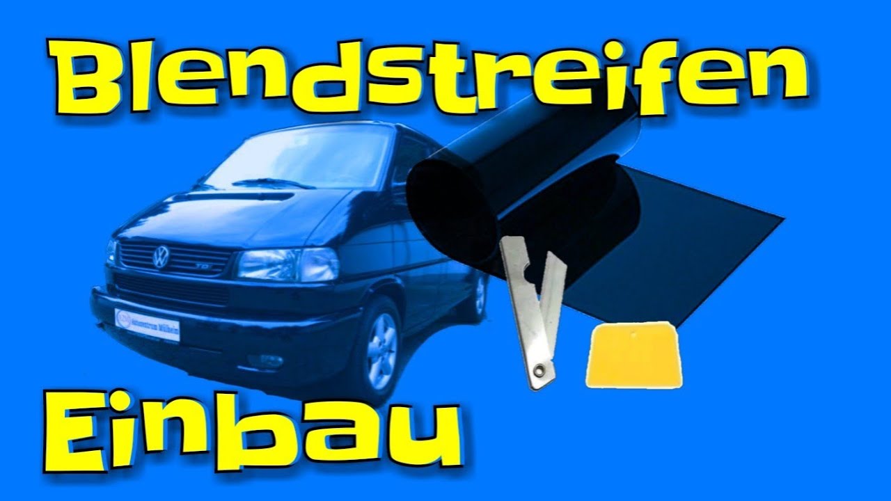 Blendstreifen Einbau