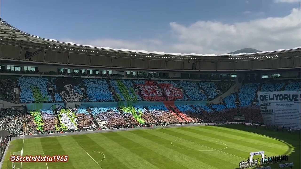 GELİYORUZ! Teslim ol İstanbul - Bursaspor Kareografi