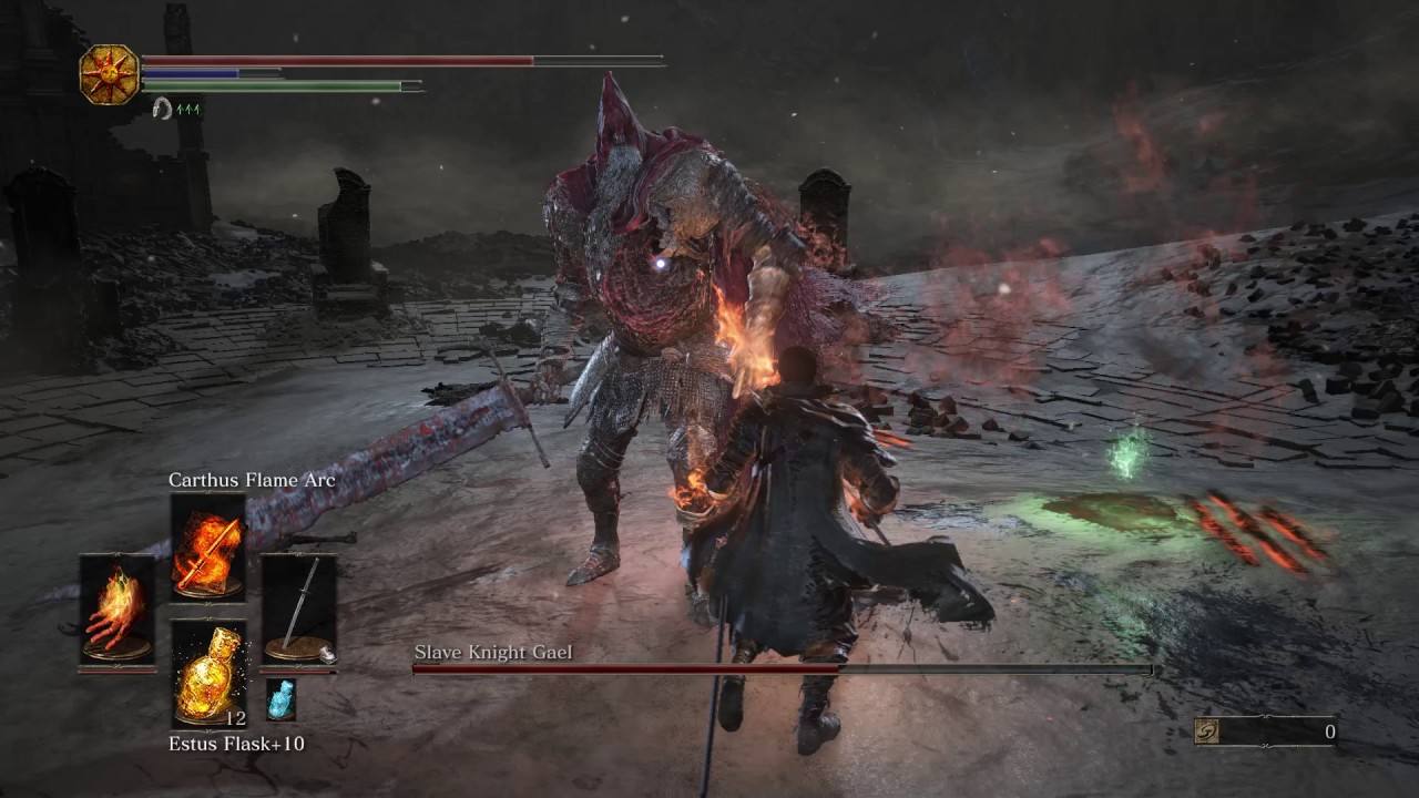 Dark Souls III - Slave Knight Gael Fight