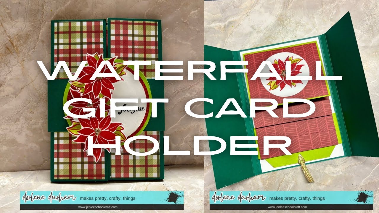 Waterfall Gift Card Holder