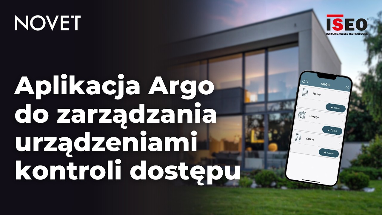 Aplikacja Argo do zarządzania urządzeniami kontroli dostępu | NOVET.EU
