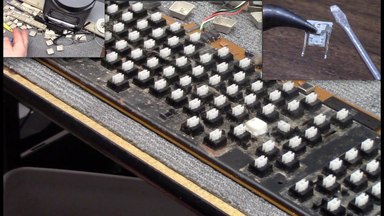 Amiga 1000 rescue keyboard switch repair