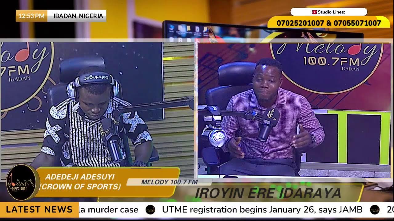 ''IROYIN ERE IDARAYA'' PELU ADEDEJI ADESUYI (CROWN OF SPORTS)