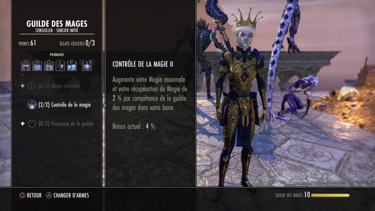 Build sorcier magie PVE - Les compétences (2)