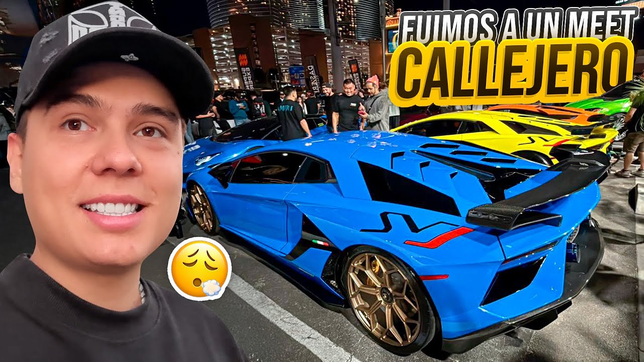 FUIMOS A UN MEET CALLEJERO DE AUTOS EX&Oacute;TICOS EN LAS VEGAS | ManuelRivera11