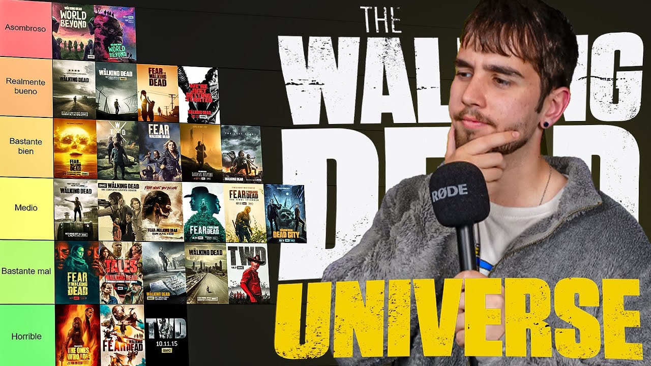 TIER LIST de todas las Temporadas de The Walking Dead: Universe 🤔 ¿Qué Temporada es la Mejor?