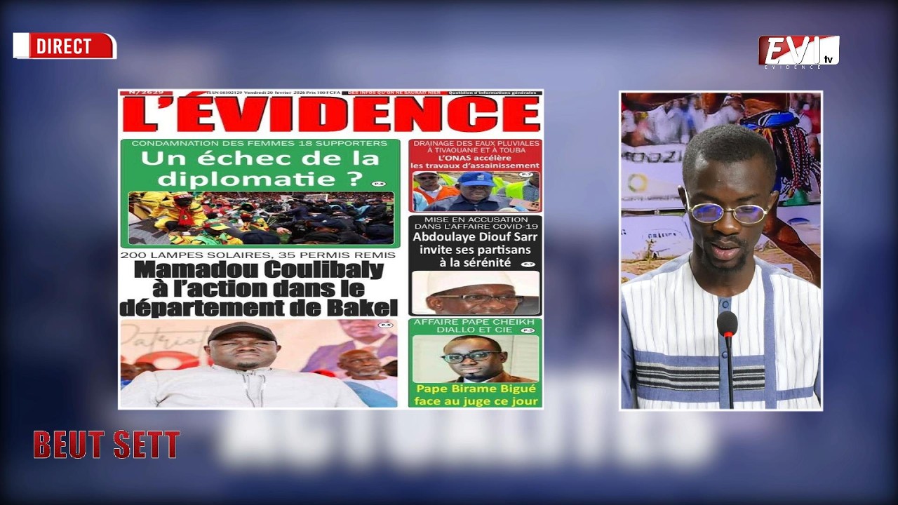 REVUE DE PRESSE WOLOF AVEC IBRAHIMA FAYE