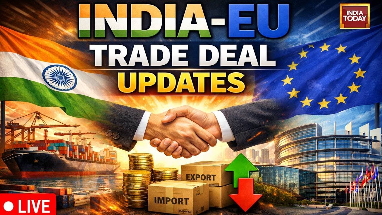 India-EU Trade Deal LIVE Update | India, Europe Set For 'Mother Of All Deals' | India-EU Partnership