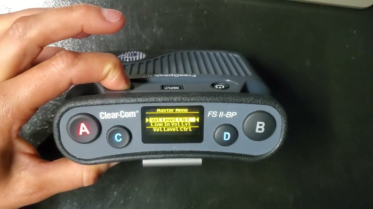 How to sync Freespeak II beltpack to Clearcom base station