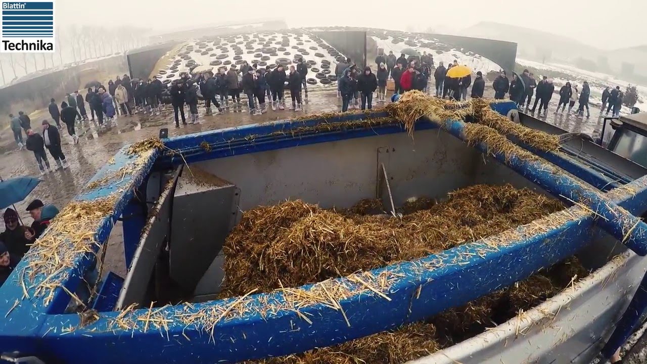Poziomy wóz paszowy kontra pionowy - test wozów Blattin