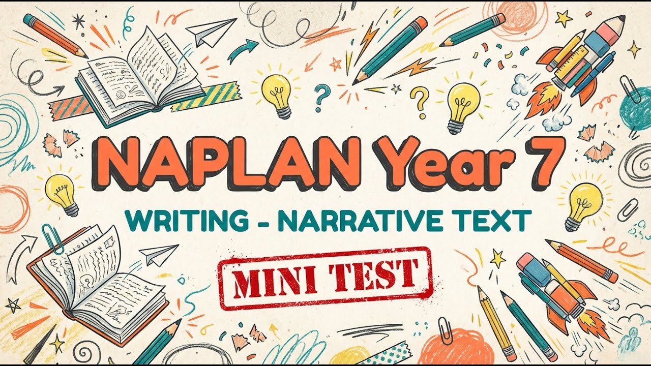 NAPLAN Year 7 Writing Training - Narrative Writing - Tips, 5 Questions w. Sample Answers - 20260118