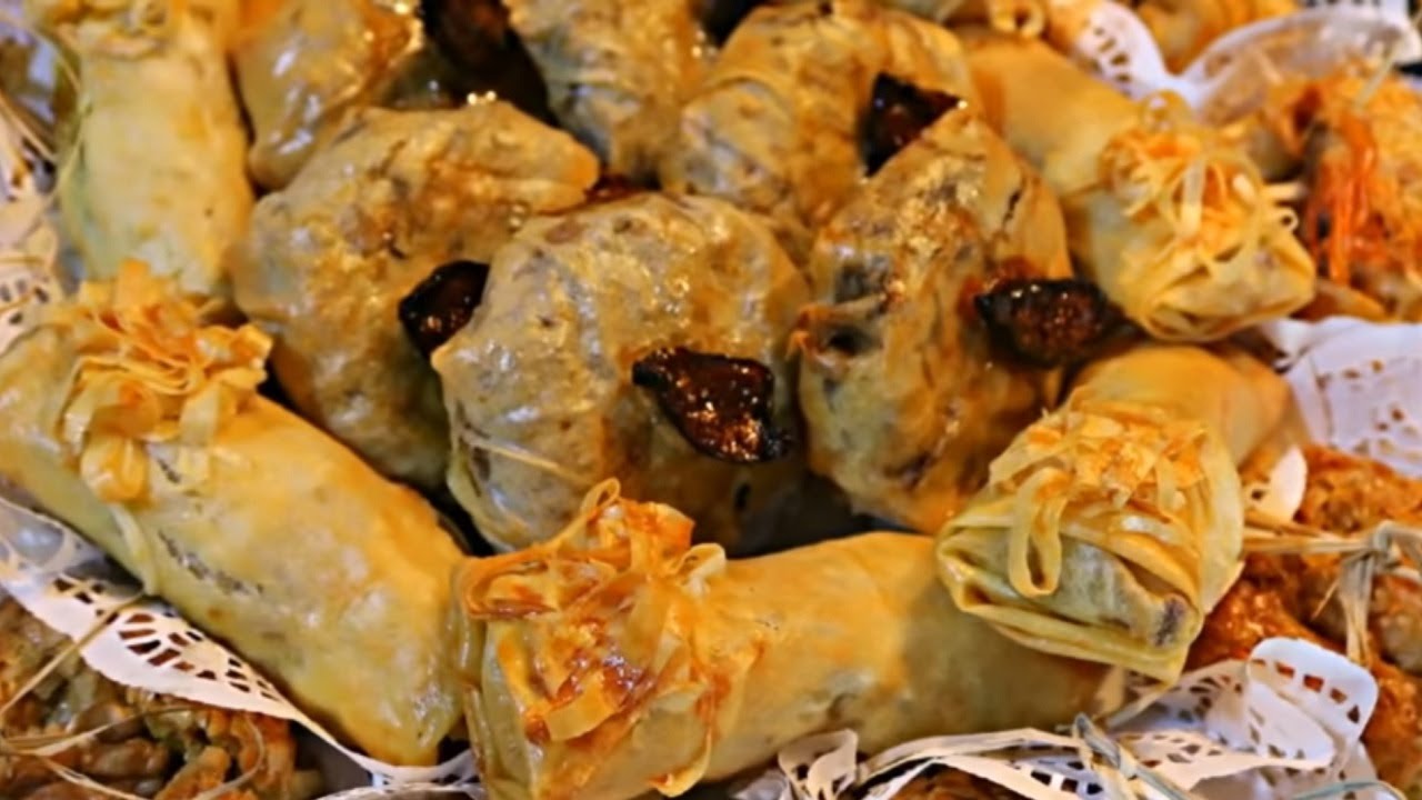 اربع اشكال بسيطلات رووووعة بحشوات مميزة  لرمضان وللضيافة والمناسبات