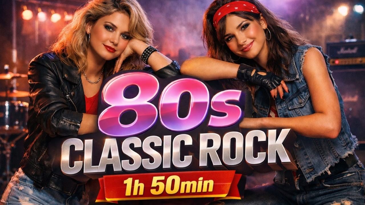 1980s Rock Music | 1h50min pure Classic Rock