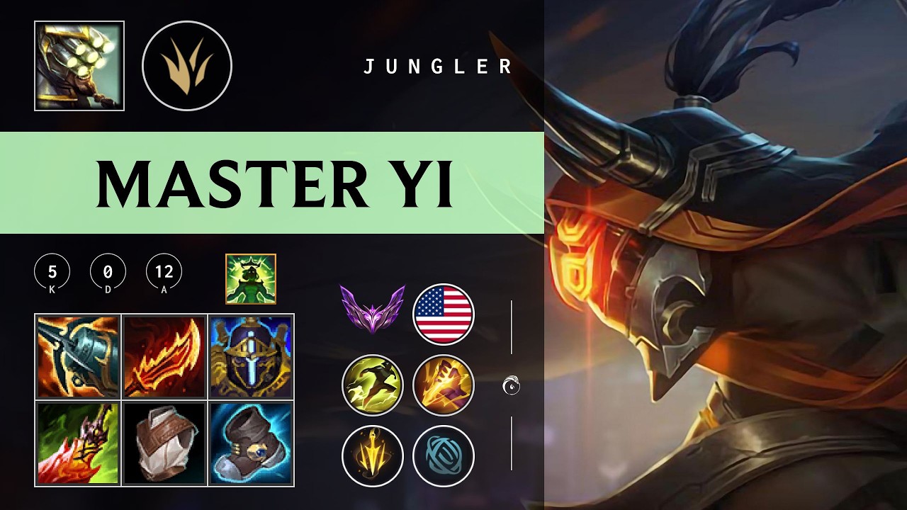 Master Yi Jungle vs Zac - NA Master Patch 26.04