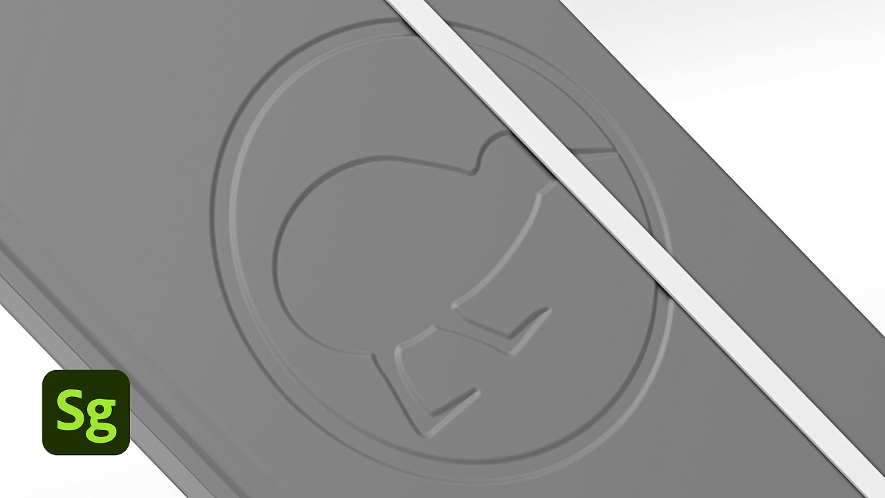 Adobe Substance 3D Stager // Emboss & Deboss Tutorial