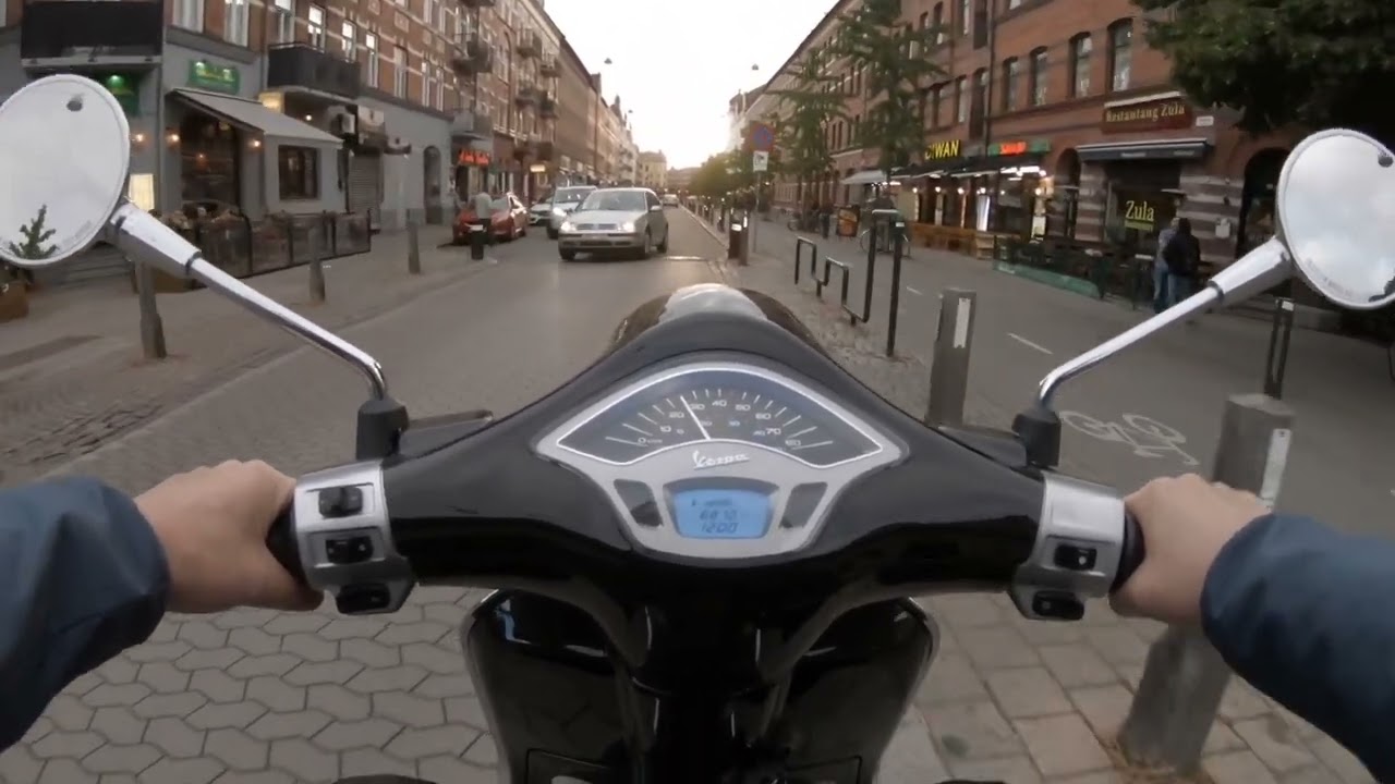 Vespa Primavera 50 4T POV Malm&ouml; and surroundings