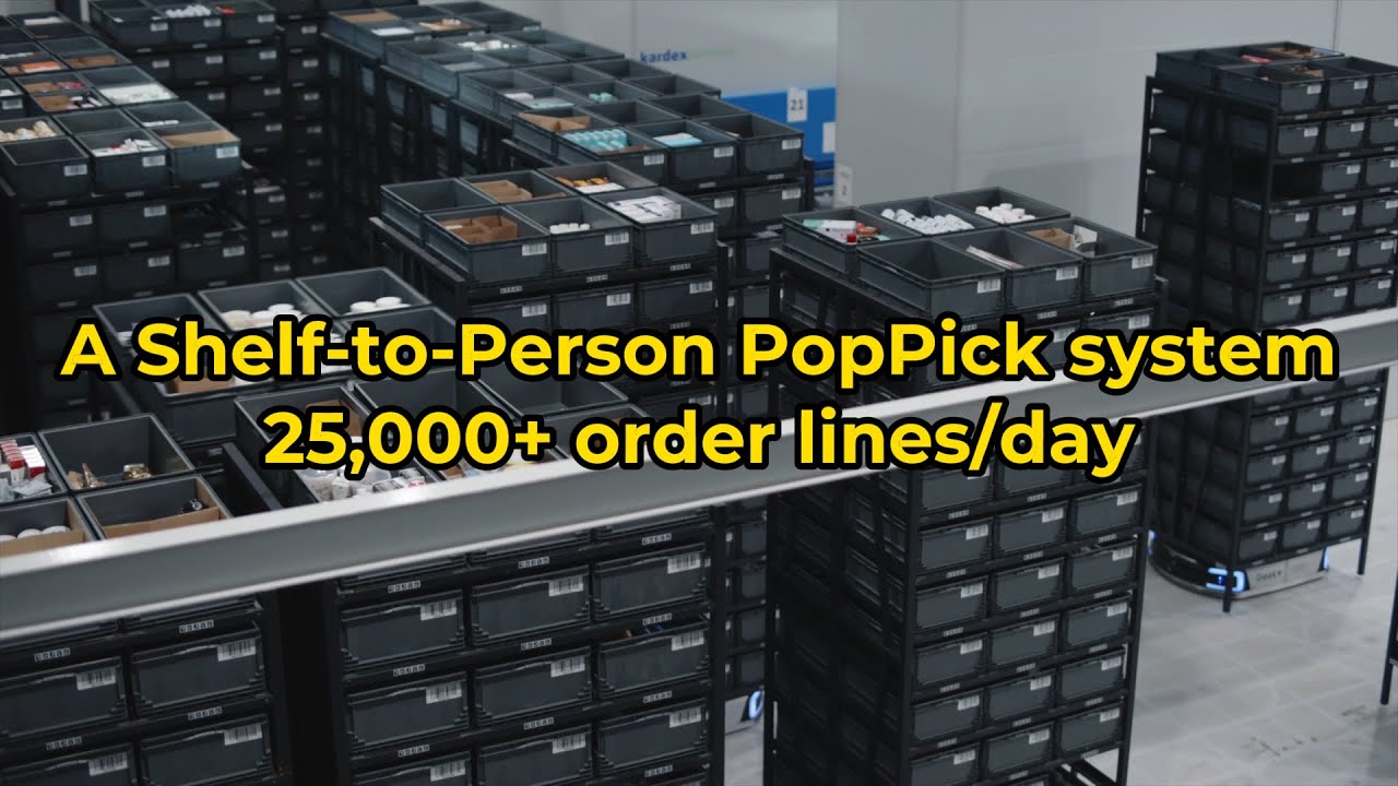 Inside Med24’s Pharma Fulfillment Center | 25K Orders/Day with Geekplus Automation
