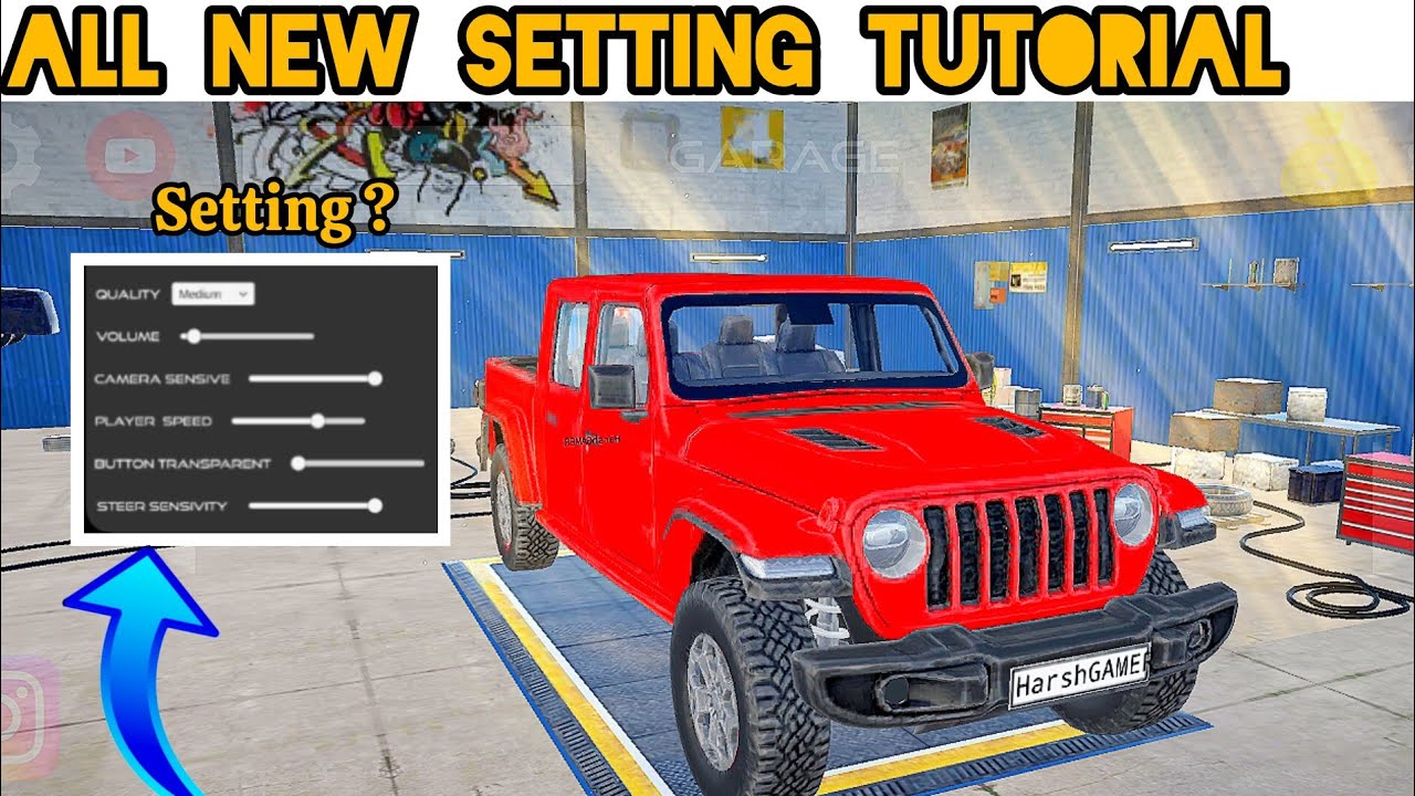 INDIAN CAR SIMULATOR 3D [NEW UPDATE]  All New Setting Tutorial 🤩