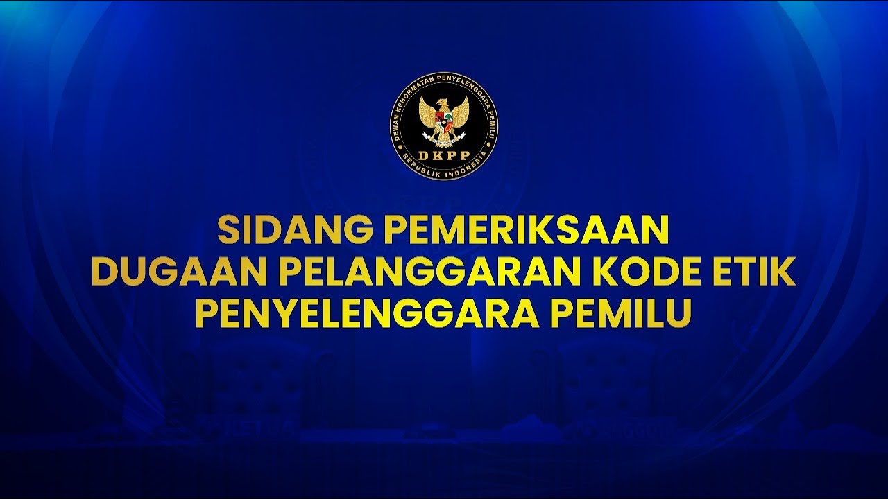 Sidang pemeriksaan dugaan pelanggaran KEPP Teradu Bawaslu Kab. Banjar