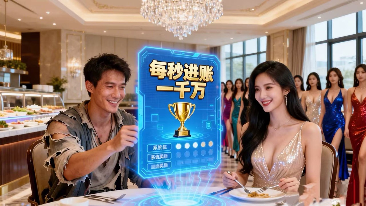 相親見個面，我的賬戶每秒進賬壹千萬。當初嫌我窮的前任，如今眼睜睜看著豪車列隊聽我號令，臉都綠了！#短劇 #都市 #drama #爽文