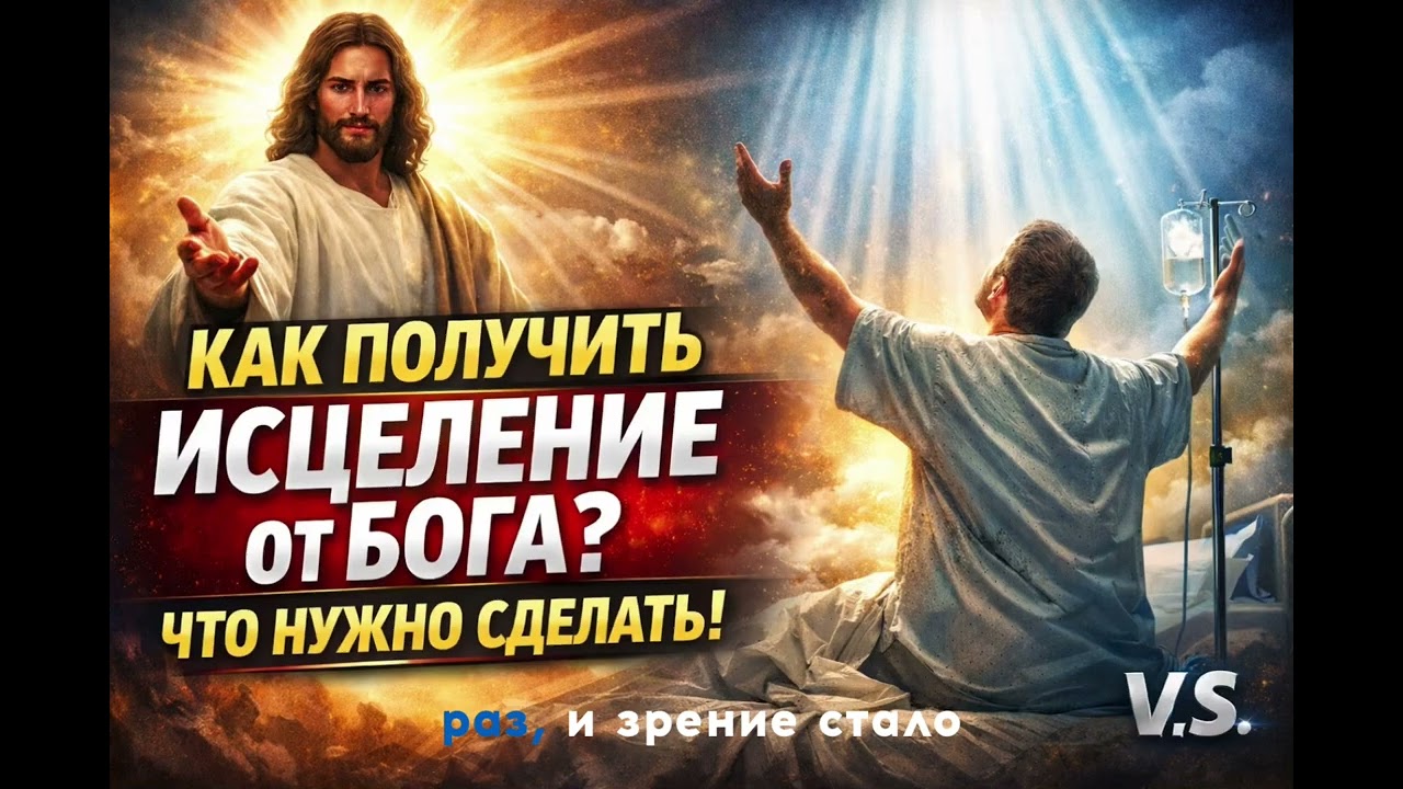 Как получить исцеление от Бога? Что нужно сделать!