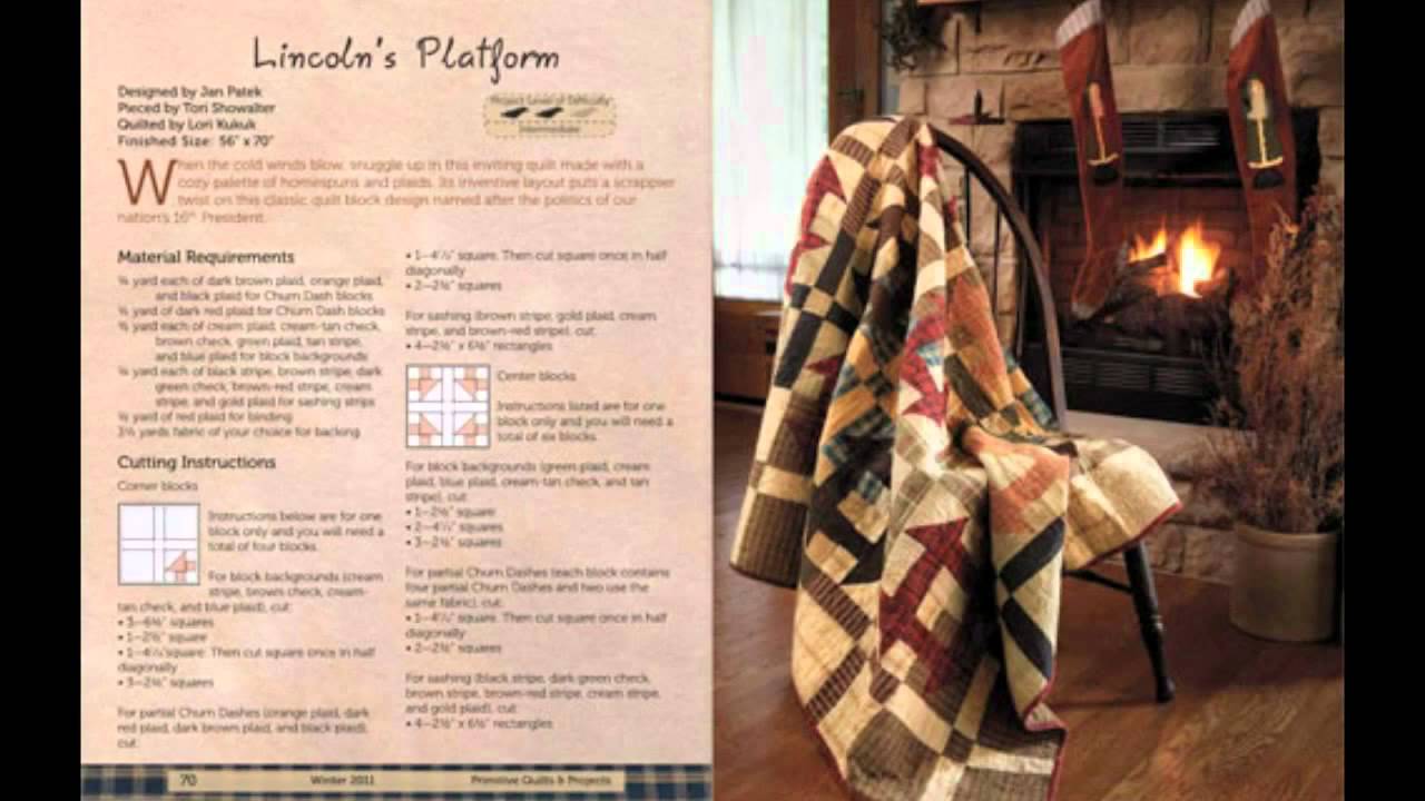 Primitive Quilts and Projects Magazine - Winter Preview