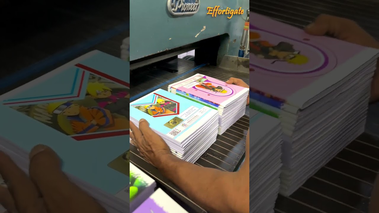 Satisfying Notebook Making Process &ndash; ASMR Factory Tour!