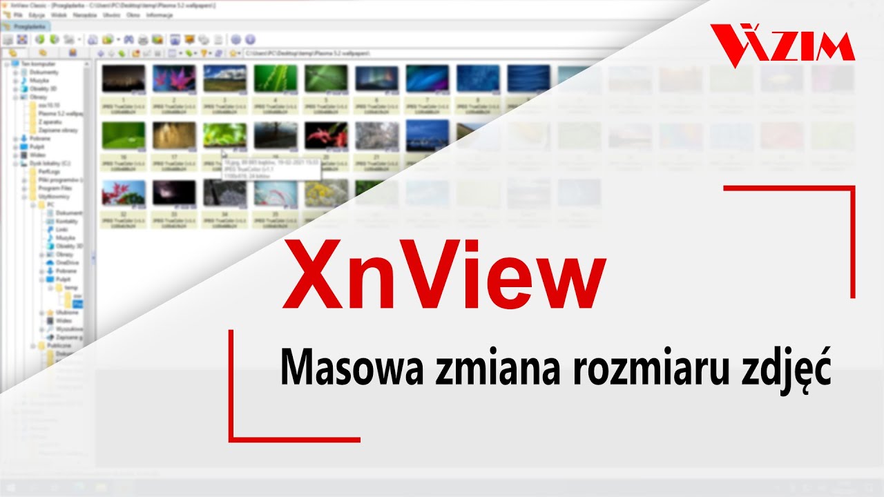 Automatyczna zmiana rozdzielczości wielu zdjęć - xnview w praktyce