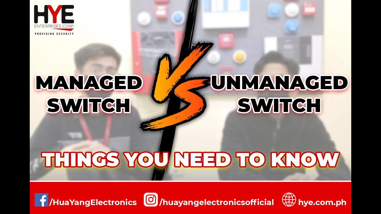 Difference between Managed and Unmanaged Switch w/ Sir Richmond and Sir Chris.