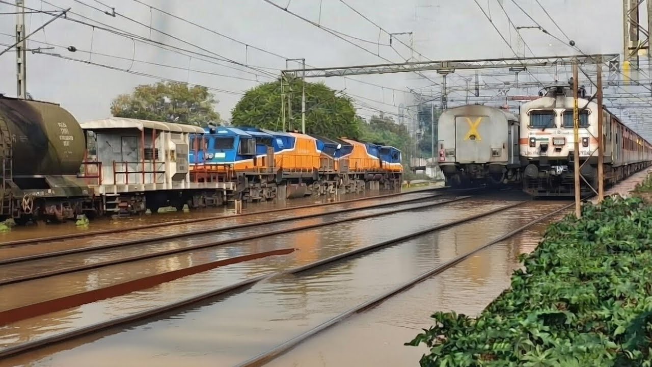 12441-Rajdhani Express|| 12059-Kota janshatabdi Express|| 12189-mahakaushal Express|| Goods Train||